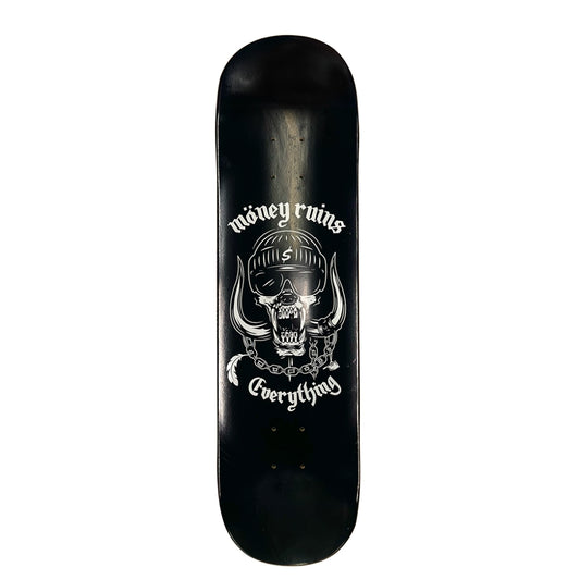 Dirty Mack X Money Ruins Everything collab Skateboard Deck