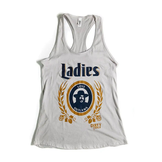 Ladies Love Outlaws Tank Top&nbsp;Printed by Dirty Mack Mfg.&nbsp; 2